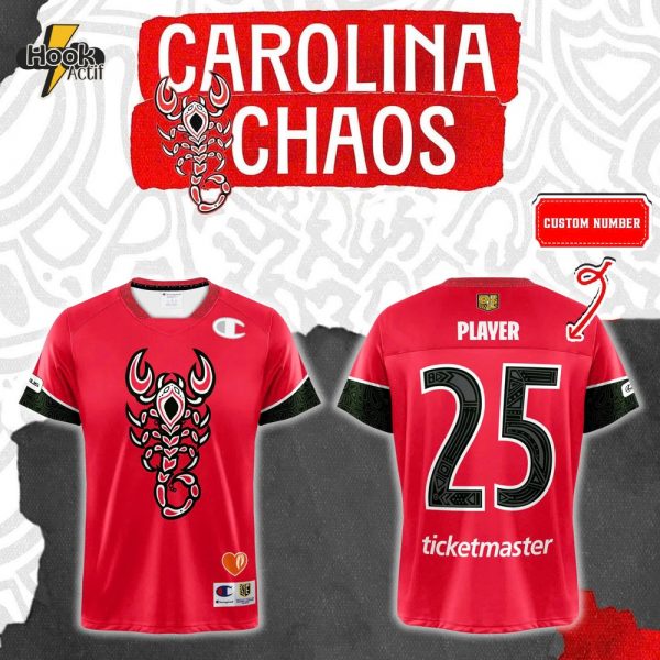 Carolina Chaos Indigenous Heritage Custom Foootbal Jersey