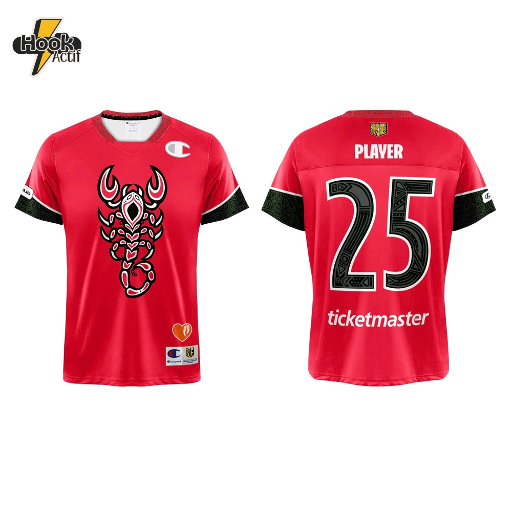 Carolina Chaos Indigenous Heritage Custom Foootbal Jersey Carolina Chaos Indigenous Heritage Custom Foootbal Jersey