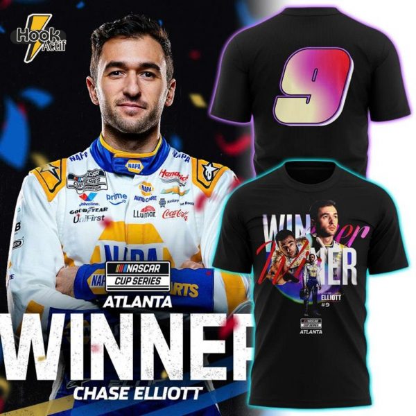 Chase Elliott #9 2025 Atlanta RACE WIN Special Tee