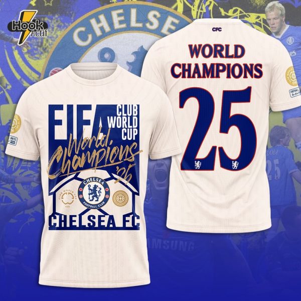 Chelsea FC 2025 Club World Cup Champions Shirt