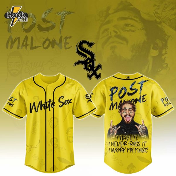 Chicago White Sox x Post Malone Tour Jersey 2025 Editions Limited Selling Out Fast