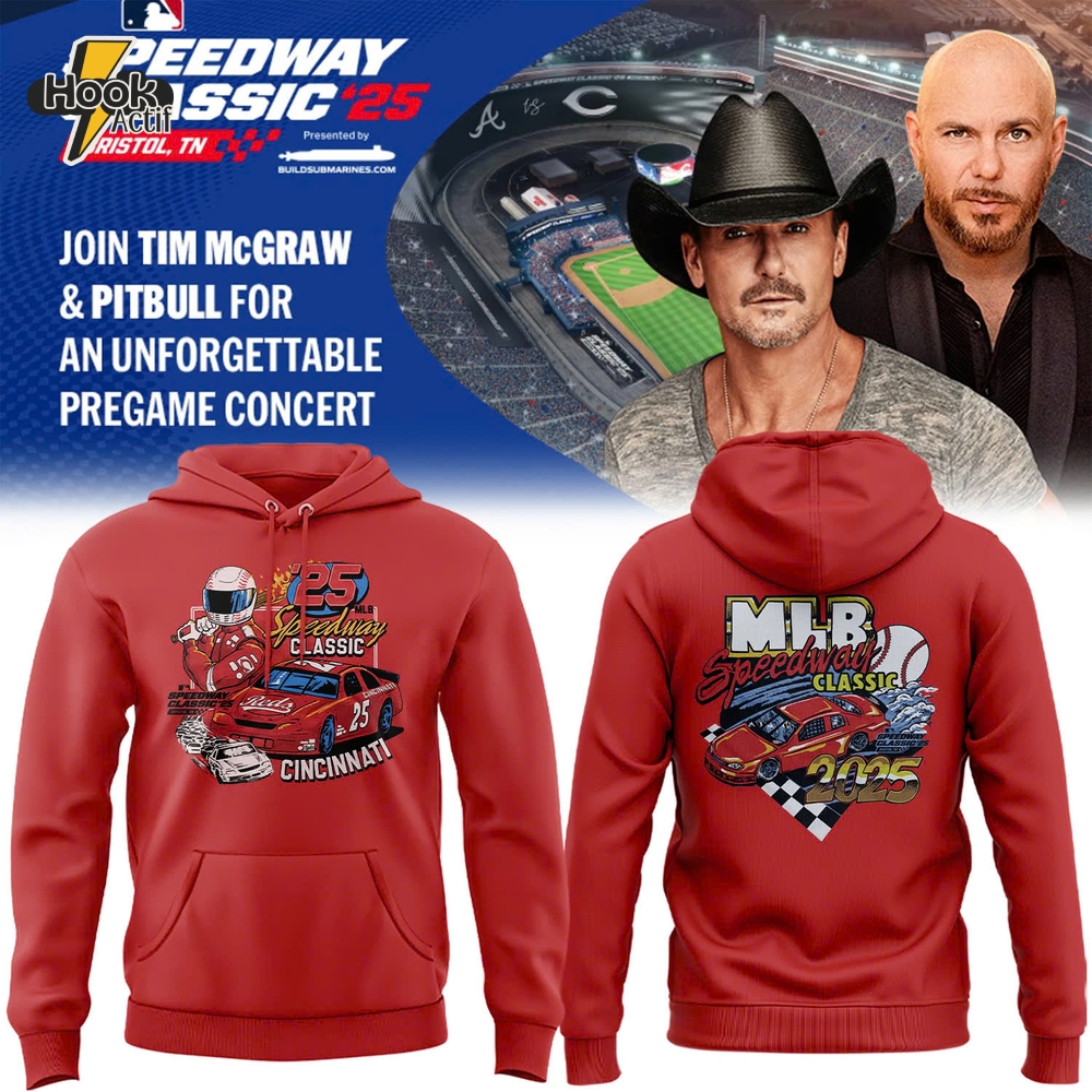 Cincinnati Reds MLB Speedway Classic 2025 Special Edition Hoodie Cincinnati Reds MLB Speedway Classic 2025 Special Edition Hoodie