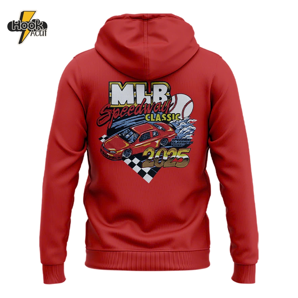 Cincinnati Reds MLB Speedway Classic 2025 Special Edition Hoodie Cincinnati Reds MLB Speedway Classic 2025 Special Edition Hoodie