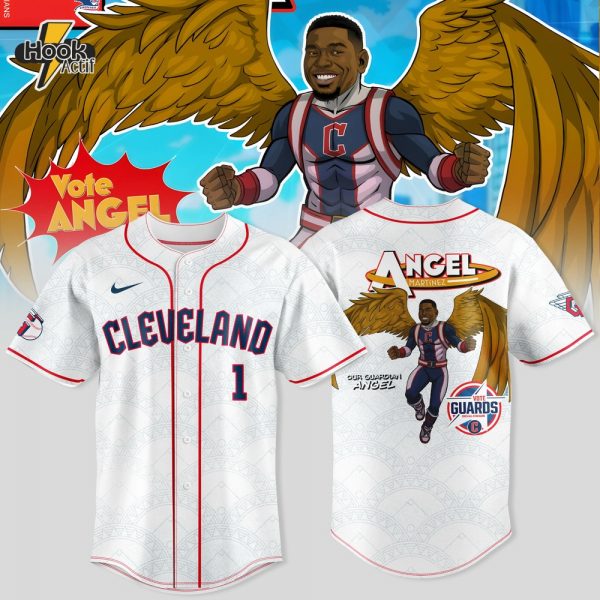 Cleveland Guardians x Guardian Power: All-Star Edition "Angel" Special White Baseball Jersey