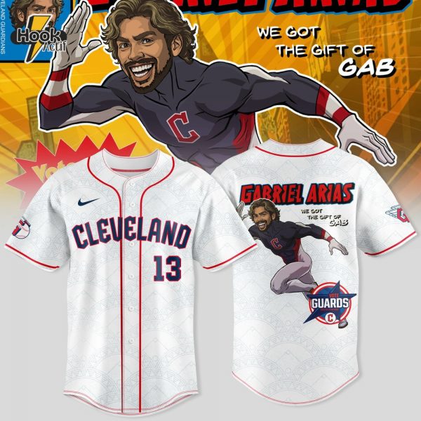 Cleveland Guardians x Guardian Power: All-Star Edition "Gabriel Arias" Special White Baseball Jersey