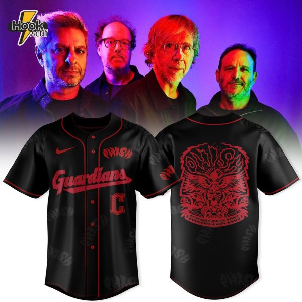 Cleveland Guardians x Phish Band Progressive Field Jams 2025 Special Baseball Jersey