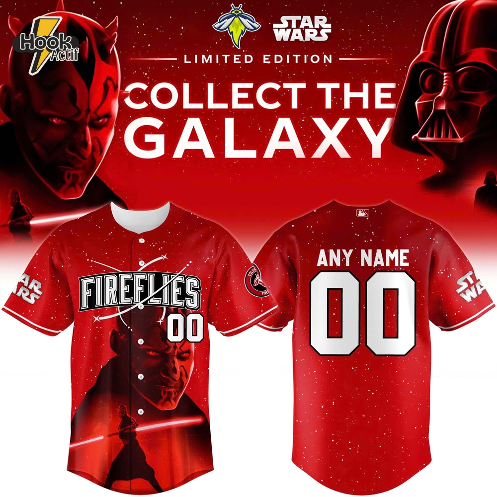 Columbia Fireflies x Star Wars Baseball Jersey 2025 Columbia Fireflies x Star Wars Baseball Jersey 2025