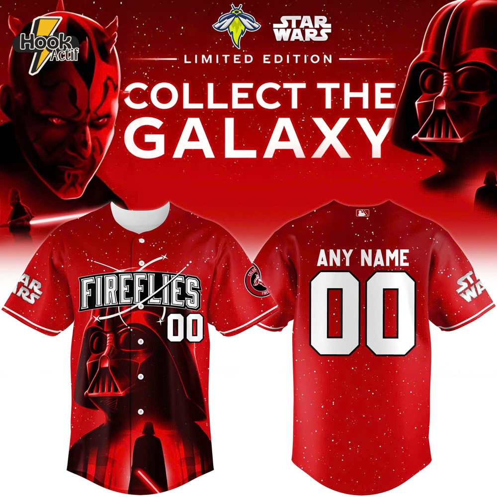 Columbia Fireflies x Star Wars Baseball Jersey 2025 Columbia Fireflies x Star Wars Baseball Jersey 2025