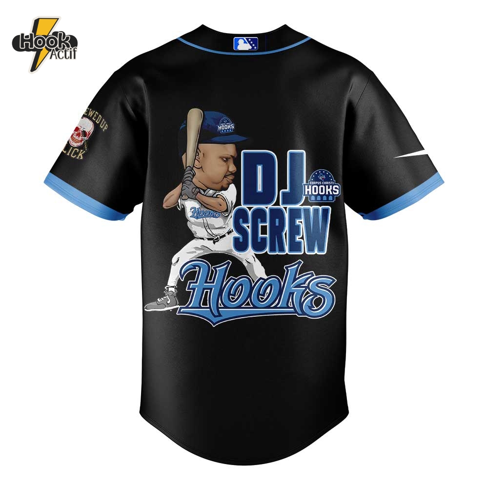 Corpus Christi Hooks x DJ Screw 2025 Special Baseball Jersey Corpus Christi Hooks x DJ Screw 2025 Special Baseball Jersey