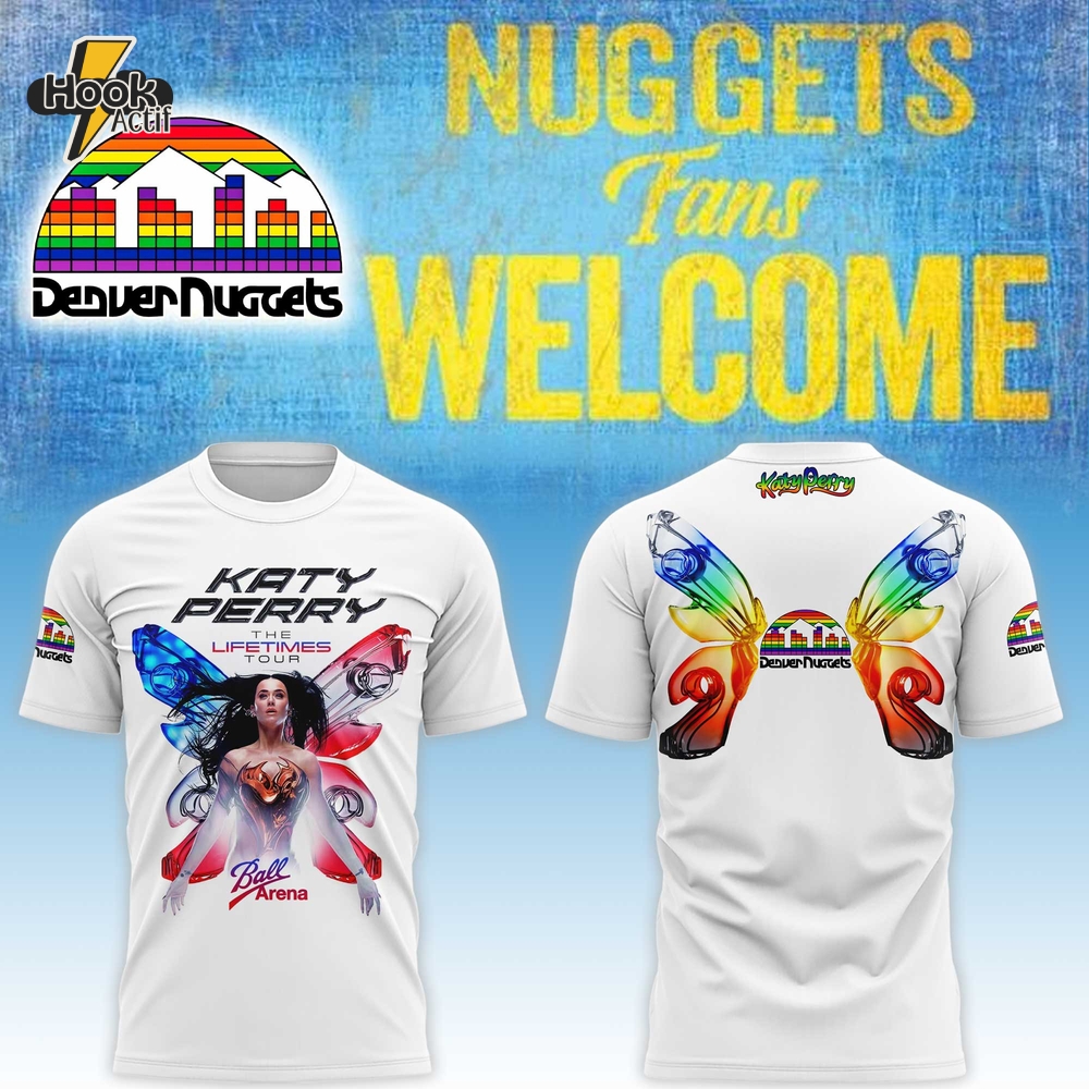 Denver Nuggets x Katy Perry The Lifetimes Tour Special Tee Denver Nuggets x Katy Perry The Lifetimes Tour Special Tee