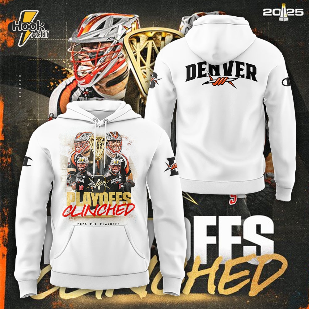 Denver Outlaws x Denver Playoff Bound Limited Edition Hoodie - White Denver Outlaws x Denver Playoff Bound Limited Edition Hoodie - White