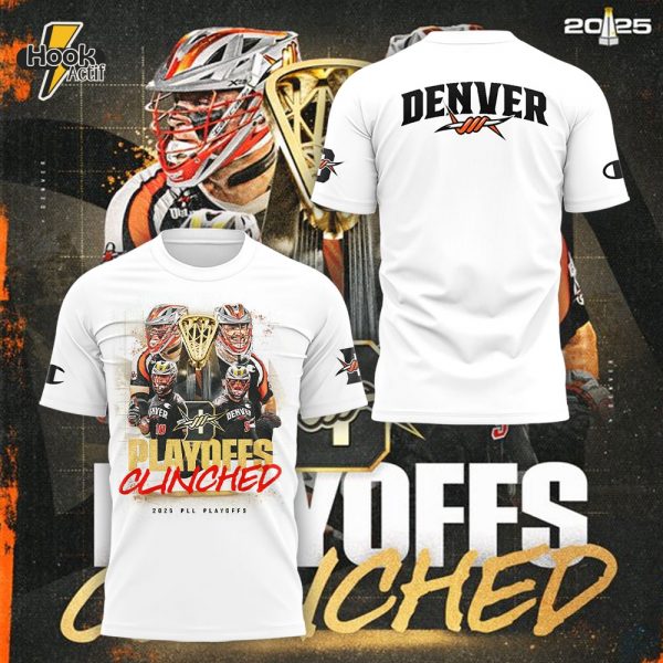 Denver Outlaws x Denver Playoff Bound Limited Edition T-shirt - White