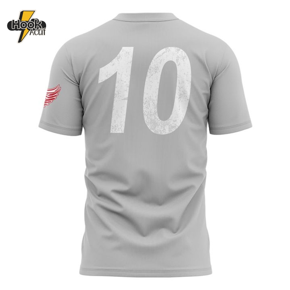 Detroit Red Wings x Alex Delvecchio "Thank you for the memories" Special Grey Tee Detroit Red Wings x Alex Delvecchio "Thank you for the memories" Special Grey Tee