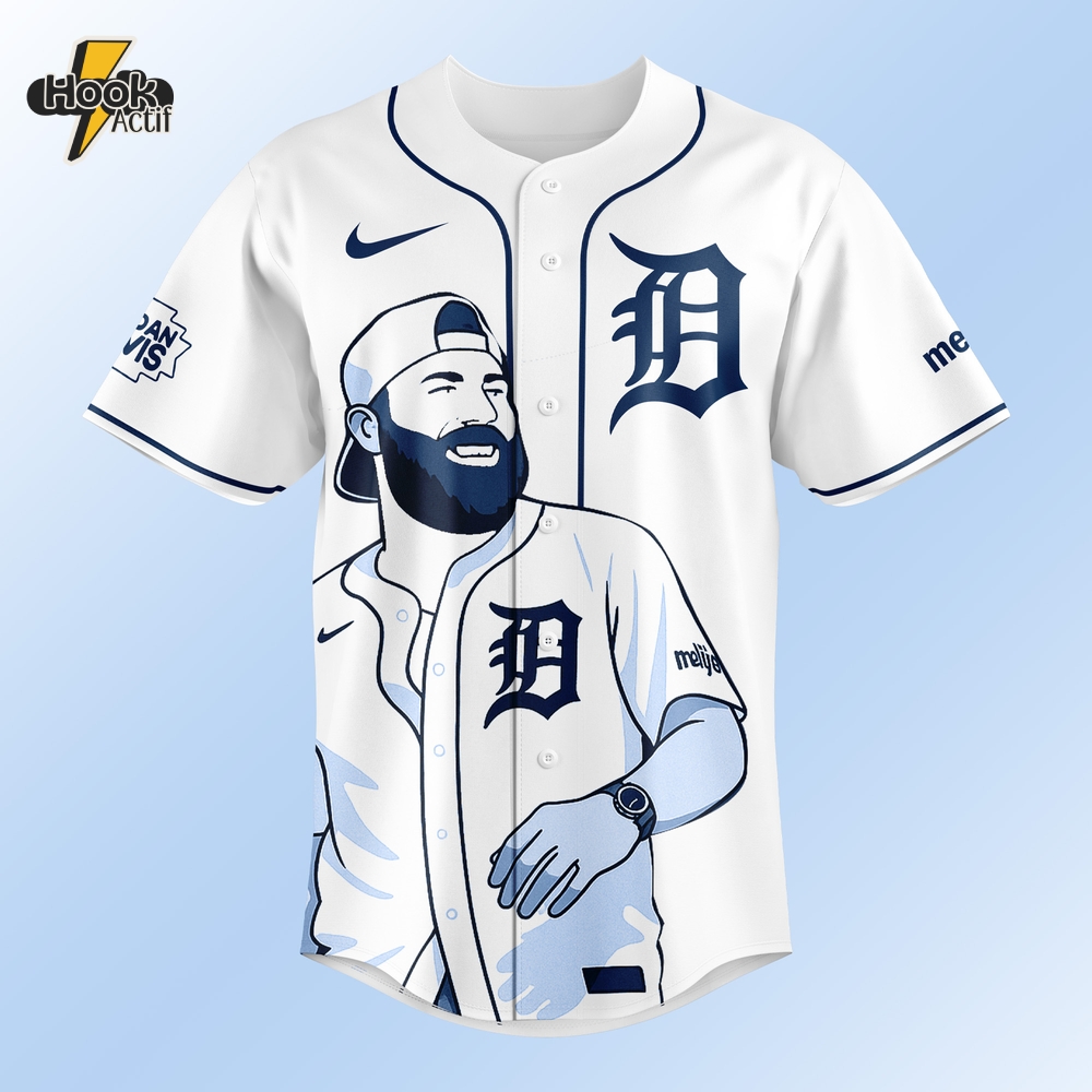 Detroit Tigers X Jordan Davis Music Special Baseball Jersey Detroit Tigers X Jordan Davis Music Special Baseball Jersey