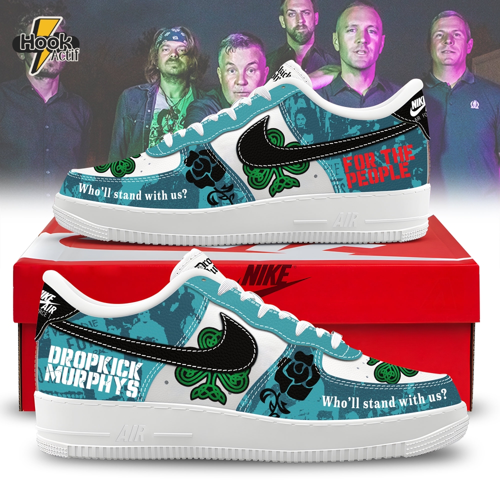 Dropkick Murphys "For the Peope" Special Air Force 1 Shoes Dropkick Murphys "For the Peope" Special Air Force 1 Shoes