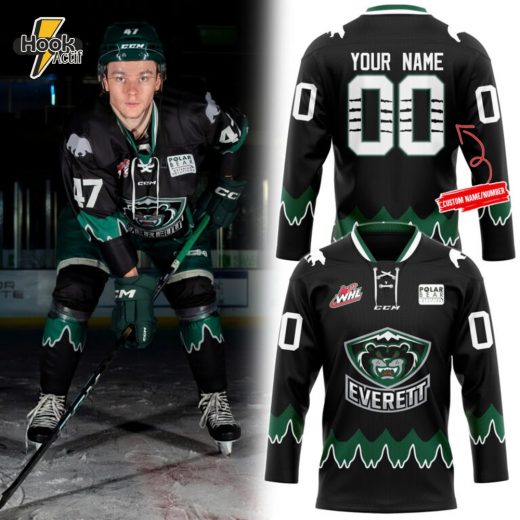 Everett Silvertips Nightmare New 2025 Custom Hockey Jersey