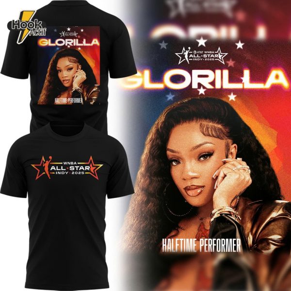 GloRilla x 2025 WNBA All-Star Game Special New T-Shirt - Black