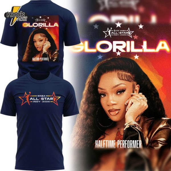 GloRilla x 2025 WNBA All-Star Game Special New T-Shirt - Blue