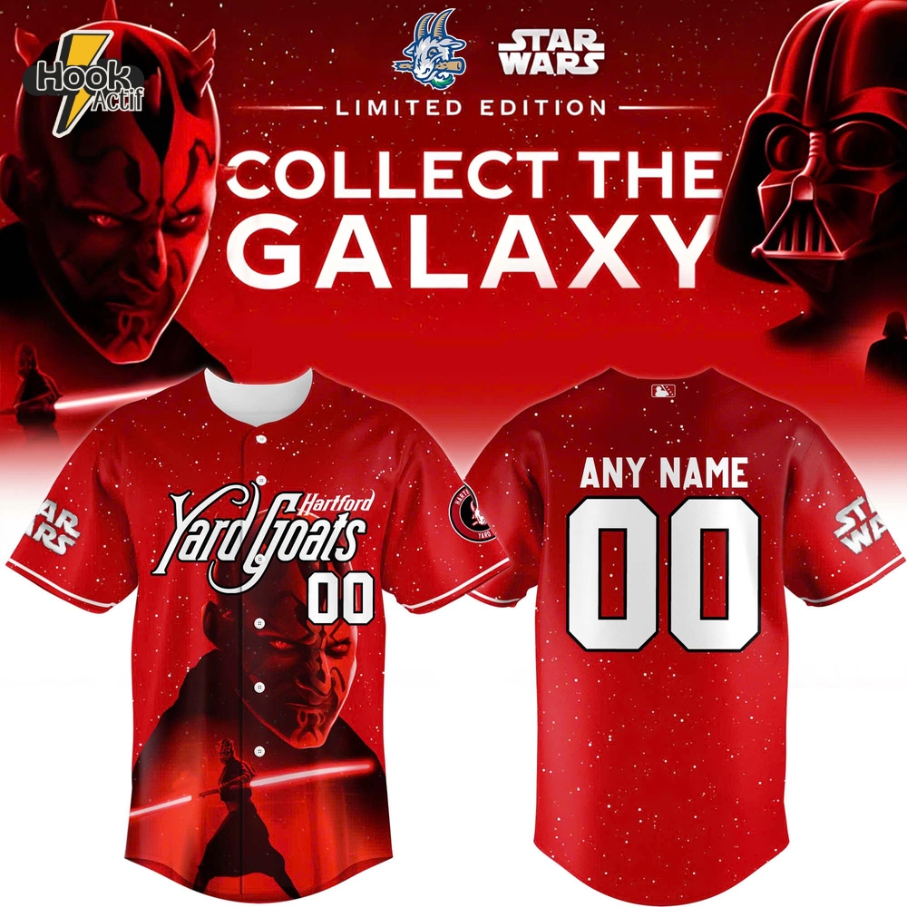 Hartford Yard Goats x Star Wars Baseball Jersey 2025 Hartford Yard Goats x Star Wars Baseball Jersey 2025