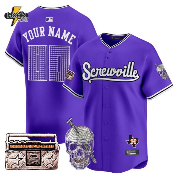 Houston Astros x DJ Screw 2025 "Screwville" Special Edition Baseball Jersey