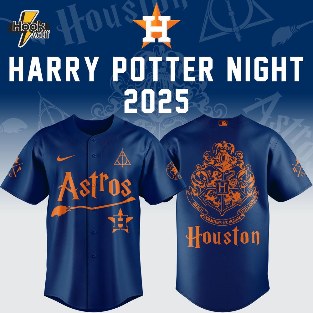 Houston Astros x Harry Potter Night 2025 Blue Jersey Houston Astros x Harry Potter Night 2025 Blue Jersey