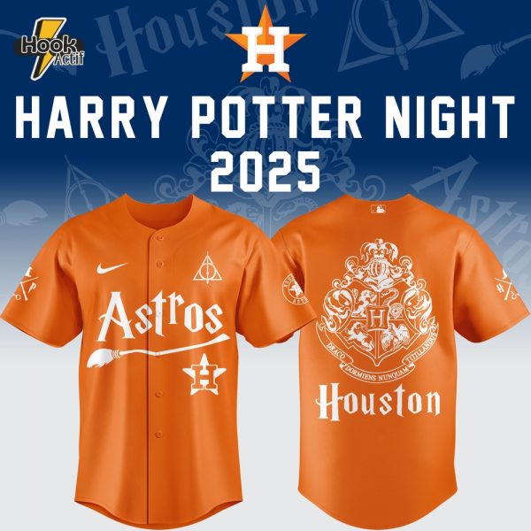 Houston Astros x Harry Potter Night 2025 Orange Jersey