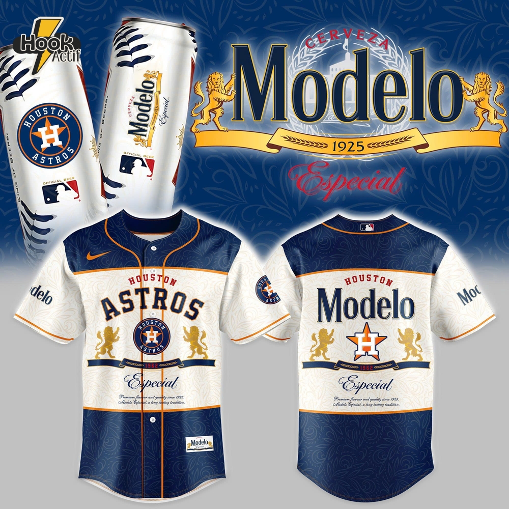 Houston Astros x Modelo Version 2025 Special Baseball Jersey Houston Astros x Modelo Version 2025 Special Baseball Jersey