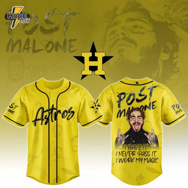 Houston Astros x Post Malone Tour Jersey 2025 Editions Limited Selling Out Fast