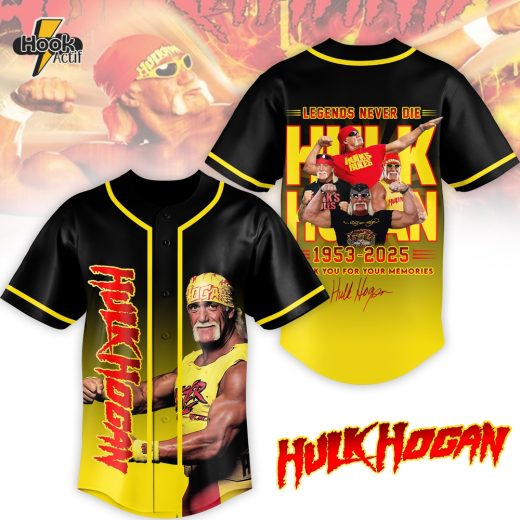 Hulk Hogan 1953-2025 " FOREVER" Baseball Jersey