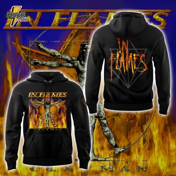 In Flames Happy 25th Birthday to Clayman Special Black Hoodie