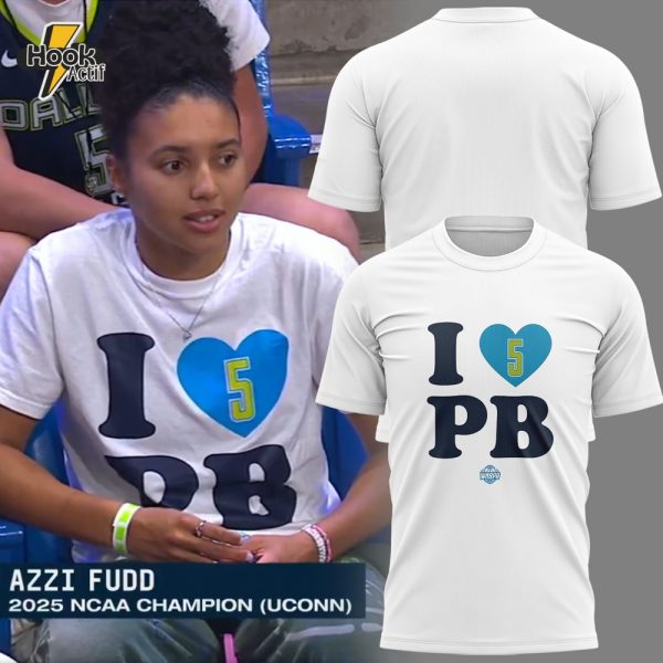 Indiana Fever I Love PB White T-shirt