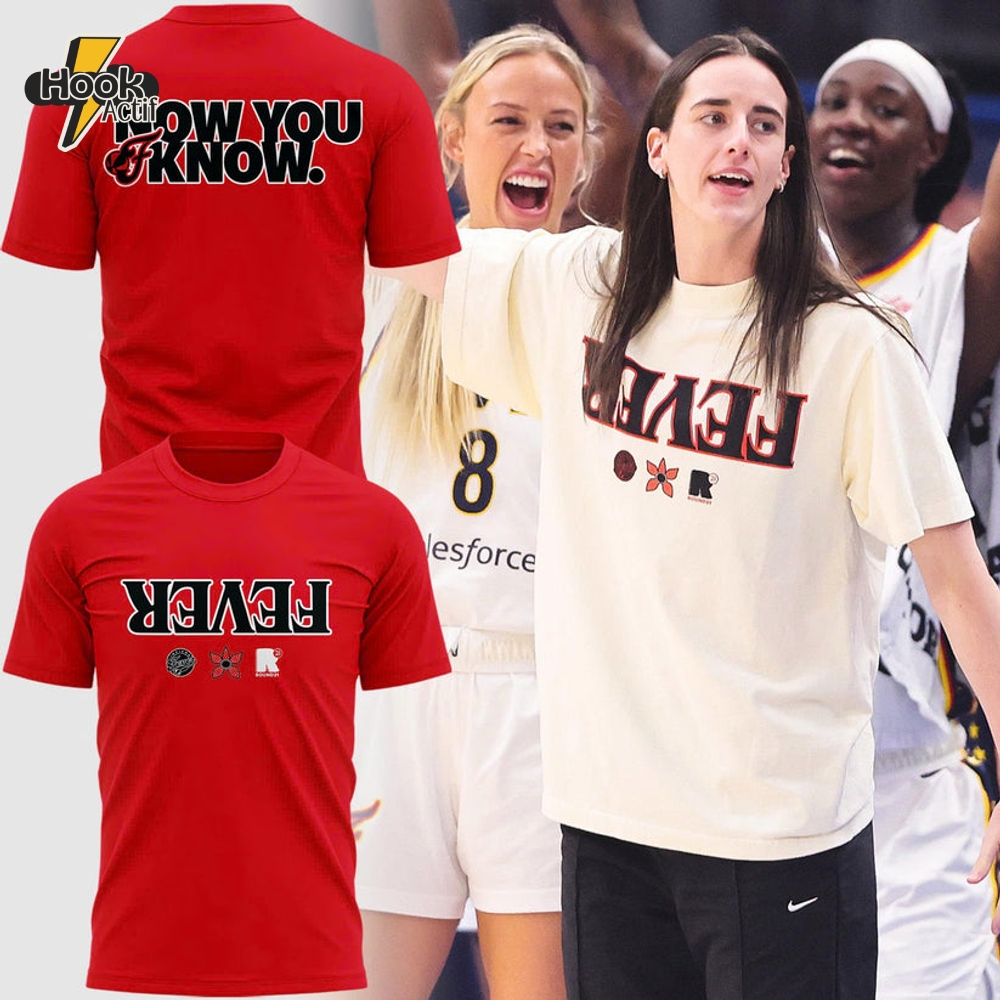 Indiana Fever "NOW YOU KNOW" Limited Edition Tee - Red Indiana Fever "NOW YOU KNOW" Limited Edition Tee - Red
