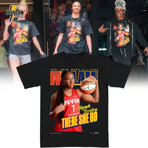 Indiana Fever WSLAM Cover Tee - Aliyah Boston - Black