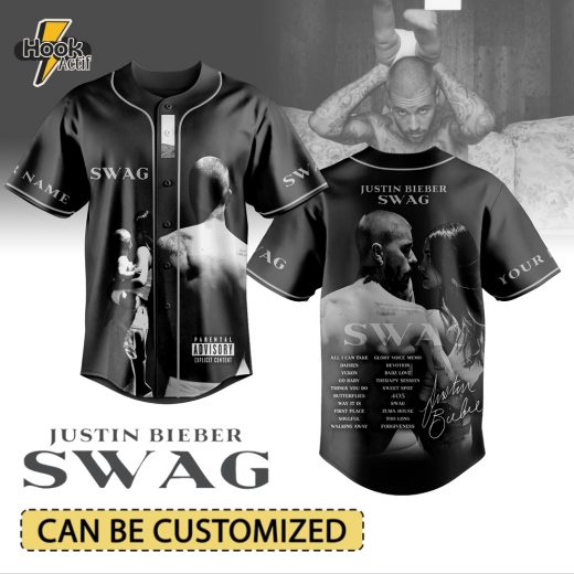 Justin Bieber " SWAG" Baseball Jersey - Gift For Fans!