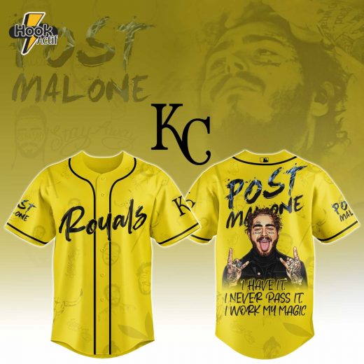 Kansas City Royals x Post Malone Tour Jersey 2025 Editions Limited Selling Out Fast