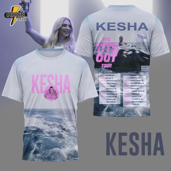 Kesha The Tits Out Tour 2025 Limited Edition Shirt