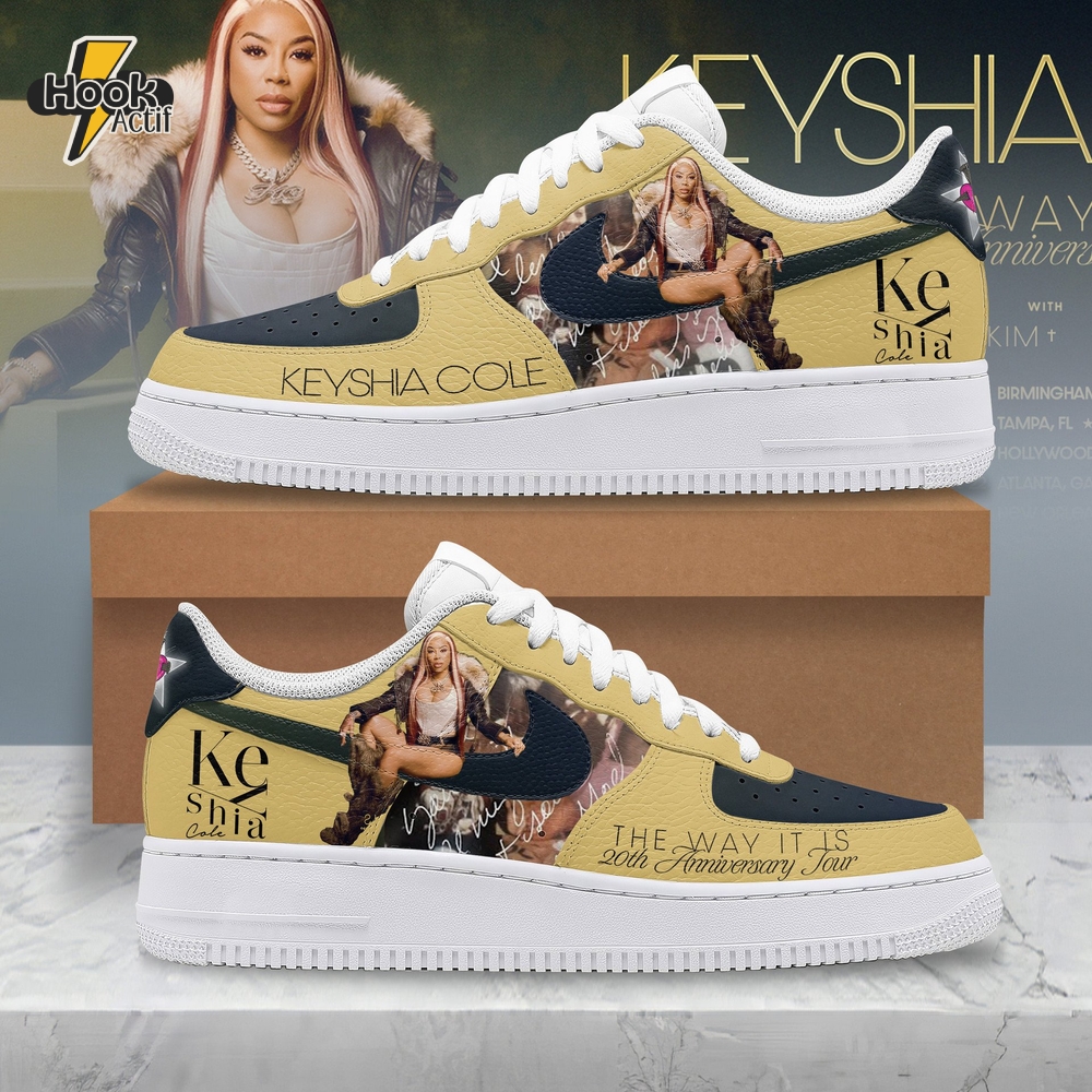 Keyshia Cole "The Way It Is 20th Anniversary Tour" Air Force 1 Sneaker Keyshia Cole "The Way It Is 20th Anniversary Tour" Air Force 1 Sneaker