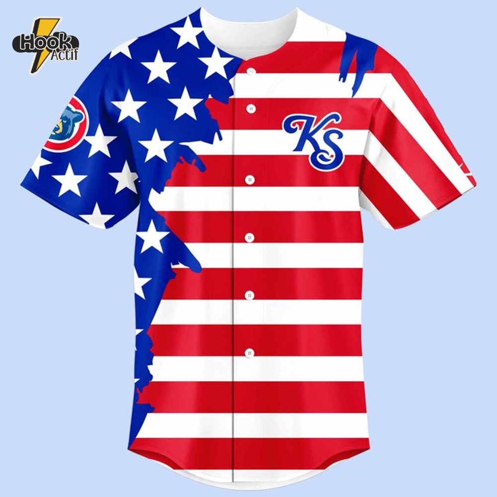 Knoxville Smokies Independence Day 2025 Special New Baseball Jersey Knoxville Smokies Independence Day 2025 Special New Baseball Jersey