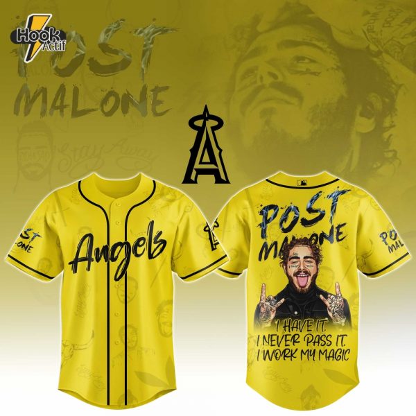 Los Angeles Angels x Post Malone Tour Jersey 2025 Editions Limited Selling Out Fast