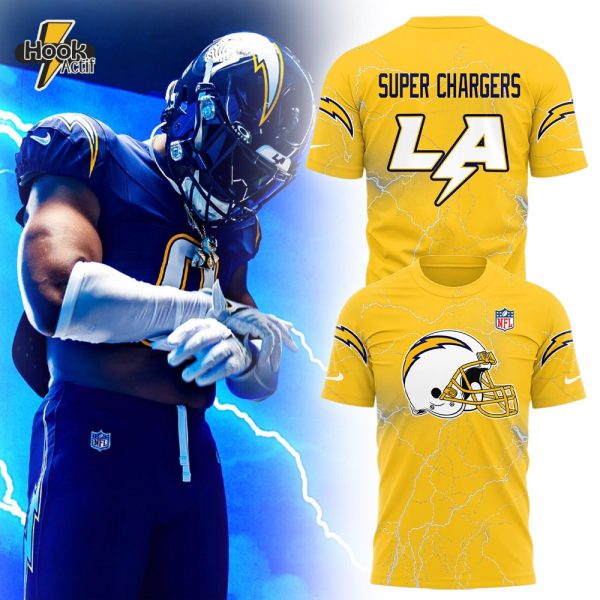 Los Angeles Chargers "Super Chargers" 2025 Yellow Shirt