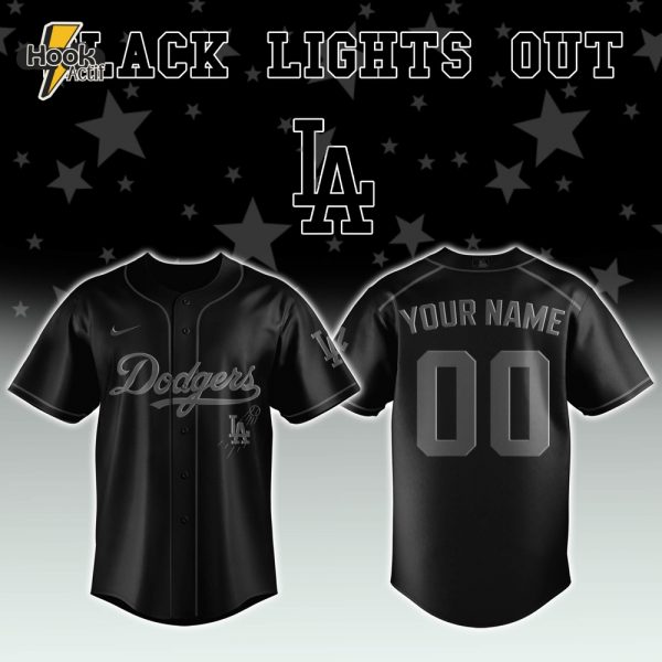 Los Angeles Dodgers x Black Lights Out Limited Edition Baseball Jersey