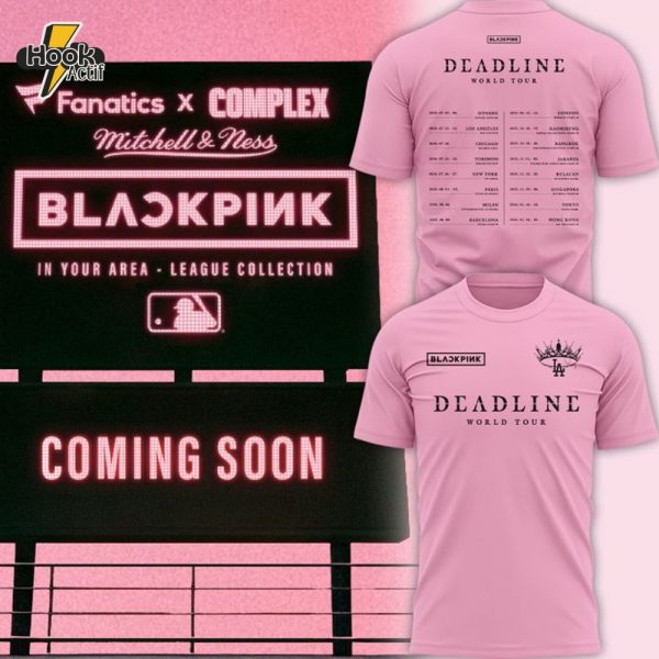 Los Angeles Dodgers x Blackpink Deadline World Tour Shirt 2025