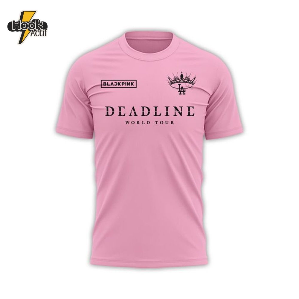Los Angeles Dodgers x Blackpink Deadline World Tour Shirt 2025 Los Angeles Dodgers x Blackpink Deadline World Tour Shirt 2025