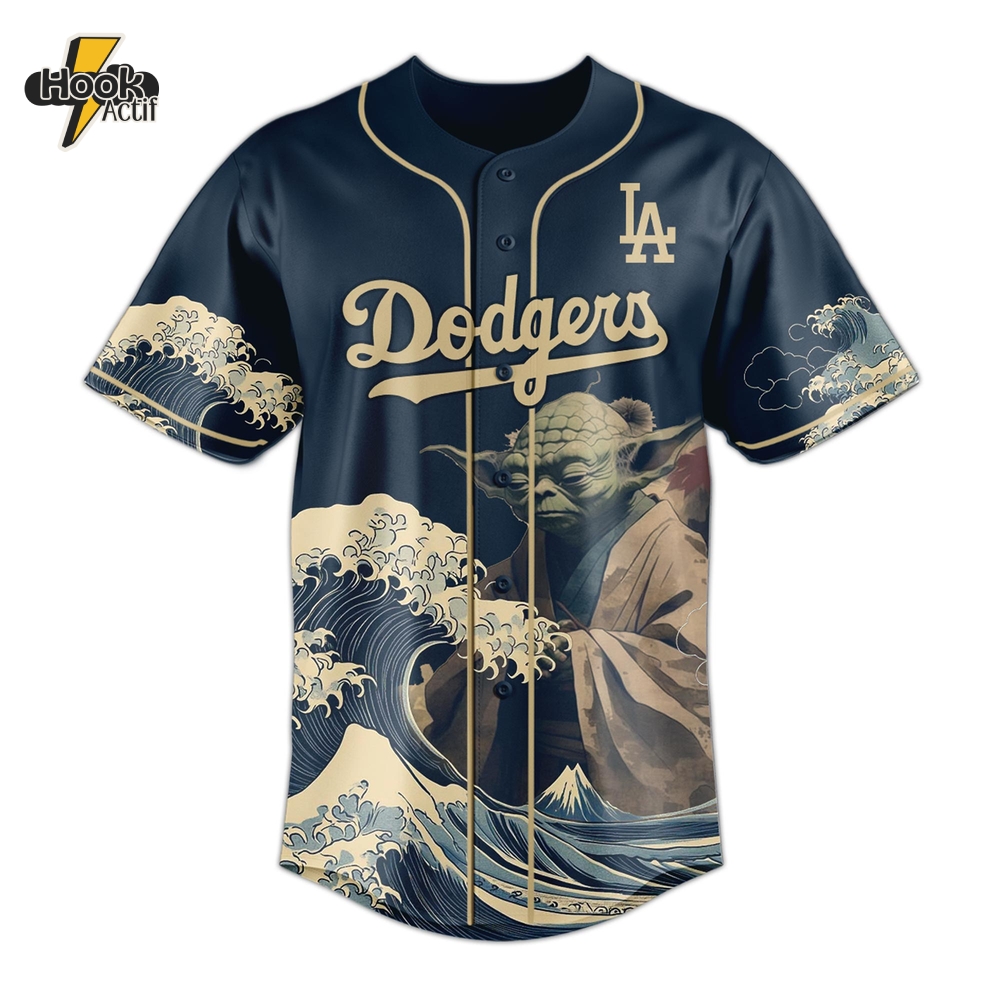 Los Angeles Dodgers x Master Yoda 2025 Japan Edition Baseball Jersey Los Angeles Dodgers x Master Yoda 2025 Japan Edition Baseball Jersey
