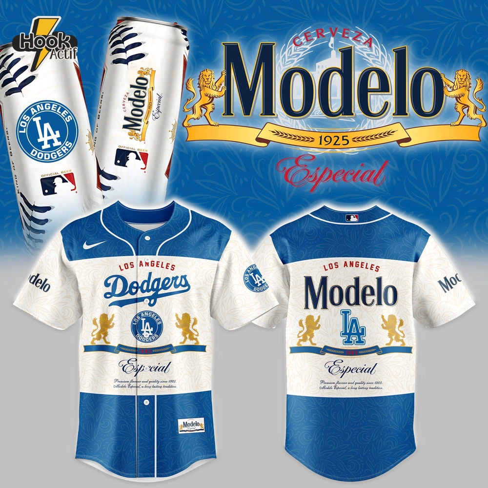 Los Angeles Dodgers x Modelo Version 2025 Special Baseball Jersey Los Angeles Dodgers x Modelo Version 2025 Special Baseball Jersey