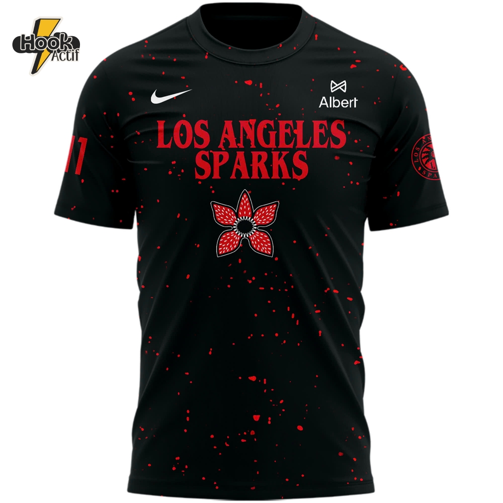 Los Angeles Sparks x Stranger Things Night 2025 Shirt Los Angeles Sparks x Stranger Things Night 2025 Shirt