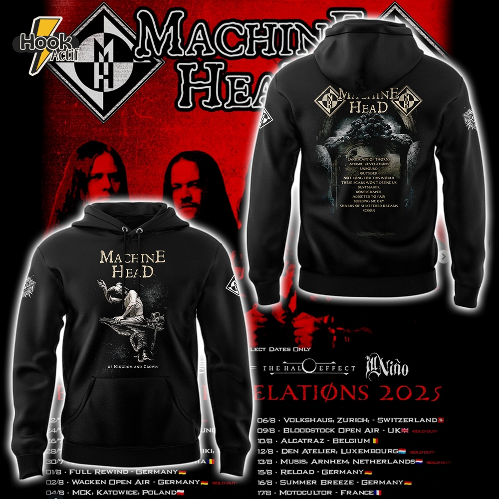 Machine Hills of Rock Festival 2025 Limited Edition Hoodie Machine Hills of Rock Festival 2025 Limited Edition Hoodie
