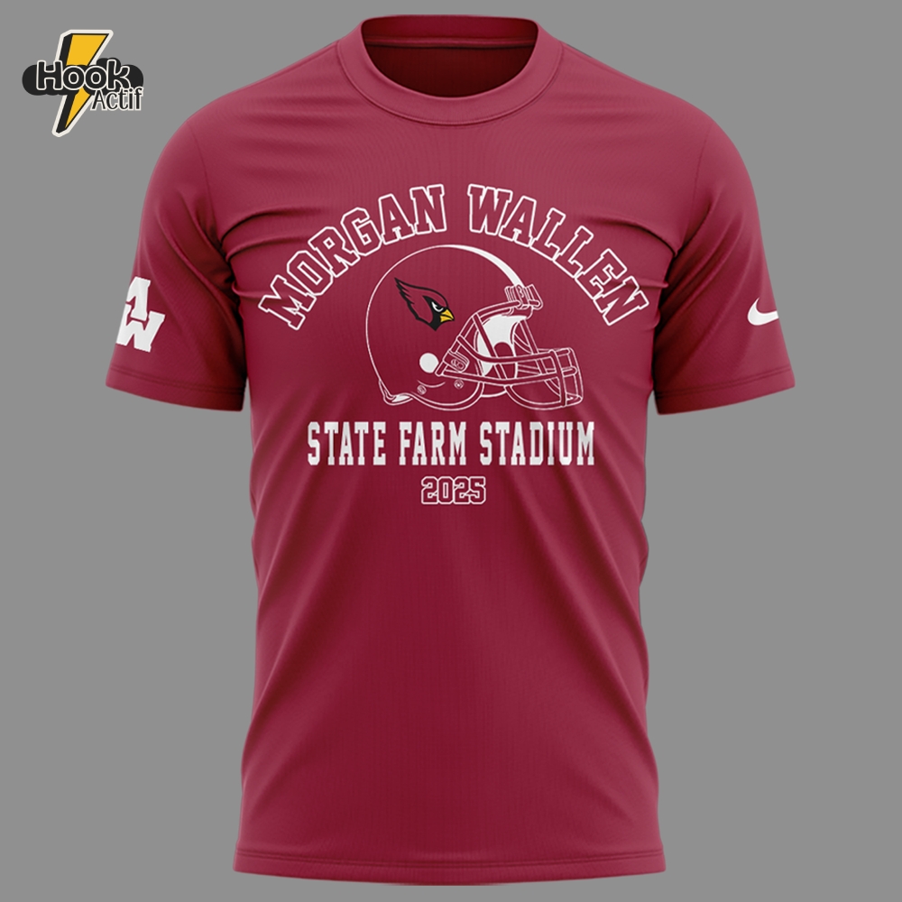 Morgan Wallen x Arizona Cardinals 2025 Tour State Farm Stadium Shirt Morgan Wallen x Arizona Cardinals 2025 Tour State Farm Stadium Shirt