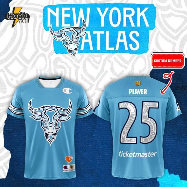 New York Atlas Indigenous Heritage Custom Foootbal Jersey