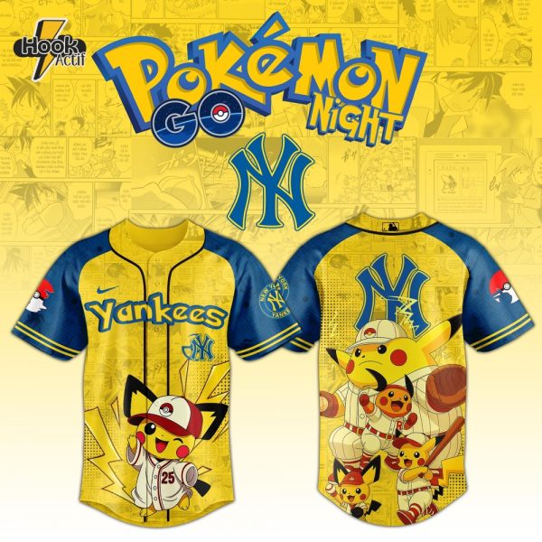 New York Yankees x Pokémon GO Night 2025 Limited Edition Jersey